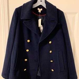 J Crew Navy Peacoat